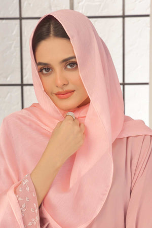 Blush Crinkle Silk Hijab