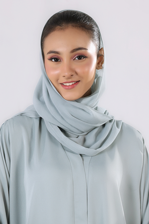 Glacier Lily Georgette Hijab