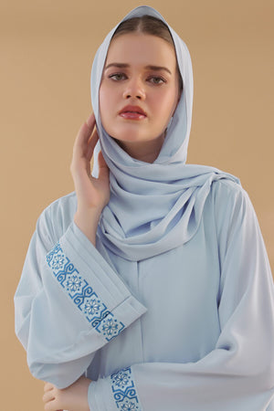 Hawkes Blue Georgette Hijab
