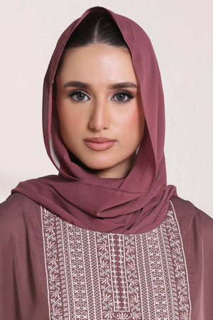 Rosy Finch Georgette Hijab