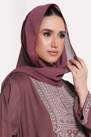 Rosy Finch Georgette Hijab