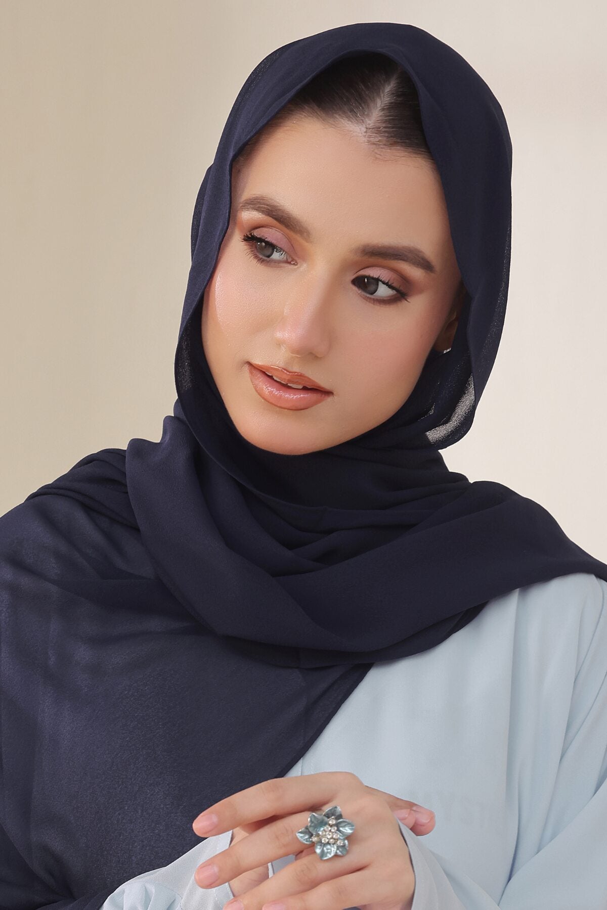 Tuna Georgette Hijab