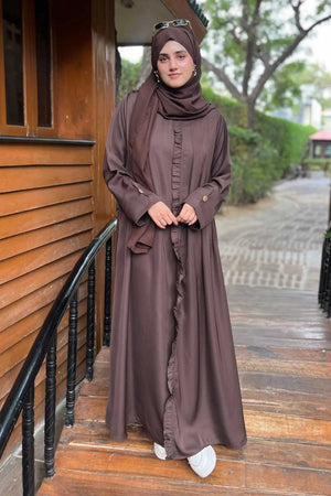 Bistre Brown Abaya