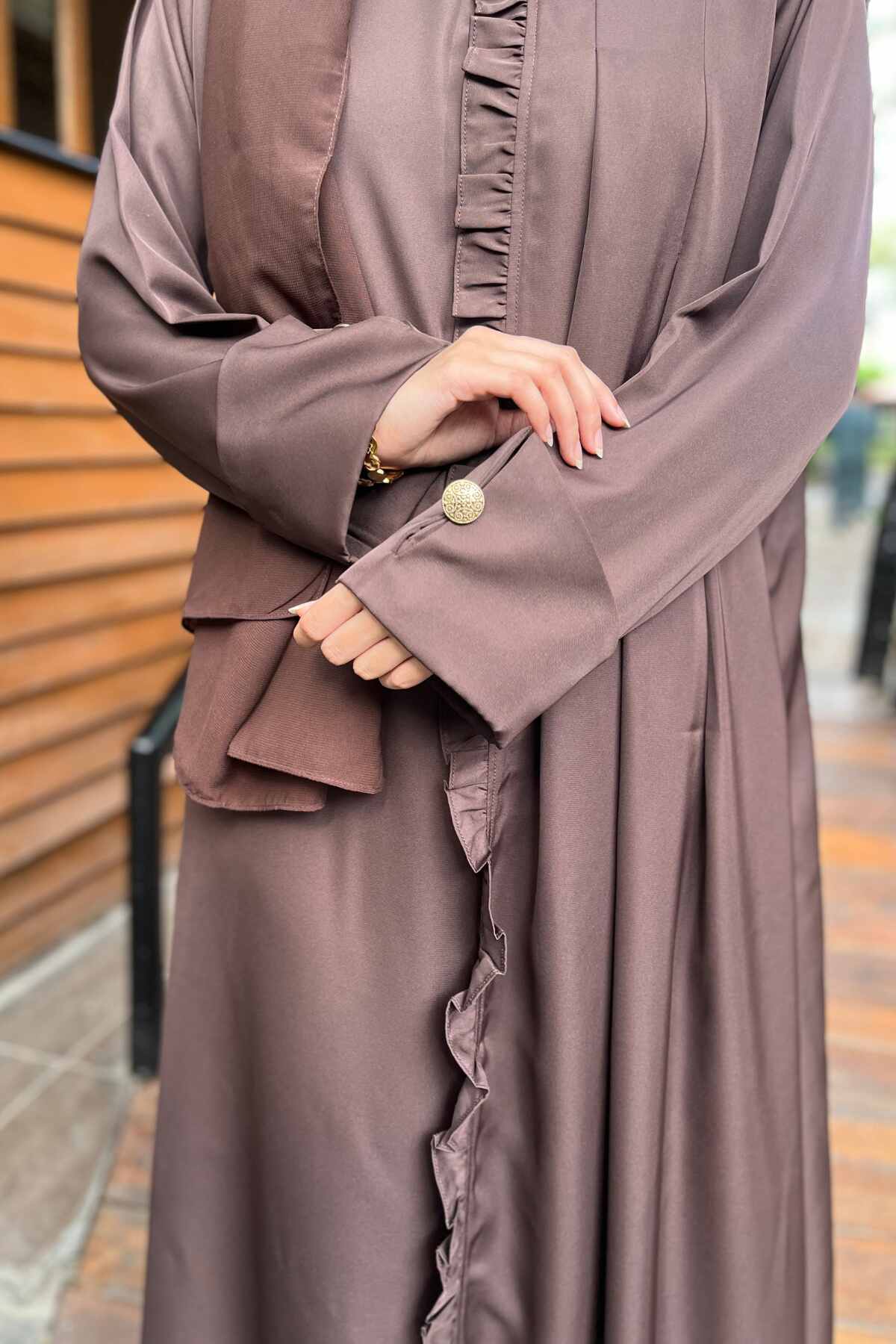Bistre Brown Abaya