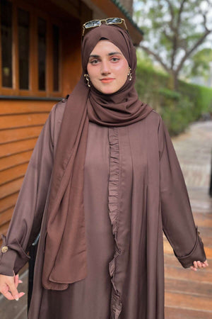 Bistre Brown Abaya