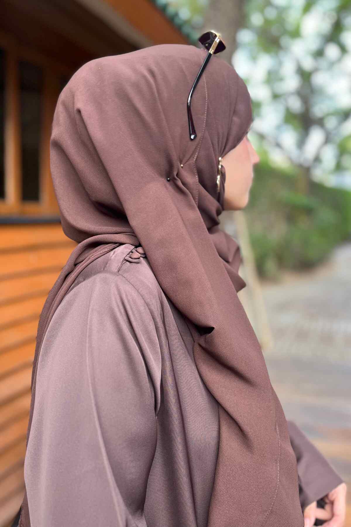 Bistre Brown Abaya