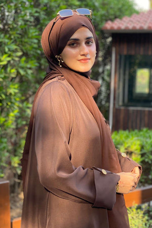 Bistre Brown Abaya