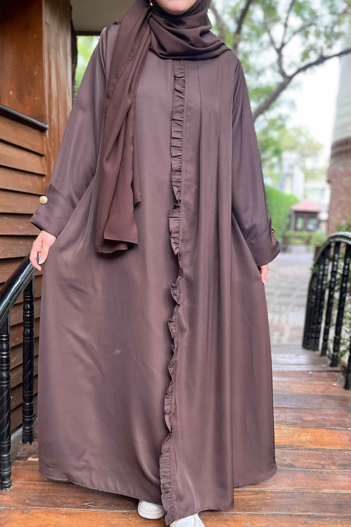 Bistre Brown Abaya