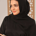Black Georgette Hijab