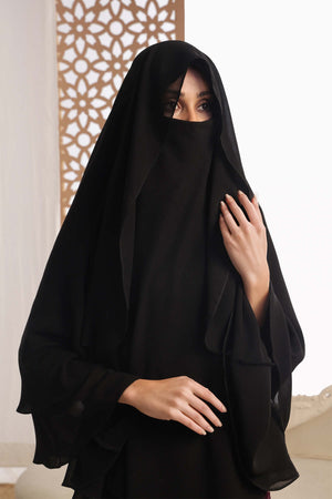 Black Khimar Hijab