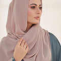 Cavern Pink Georgette Hijab