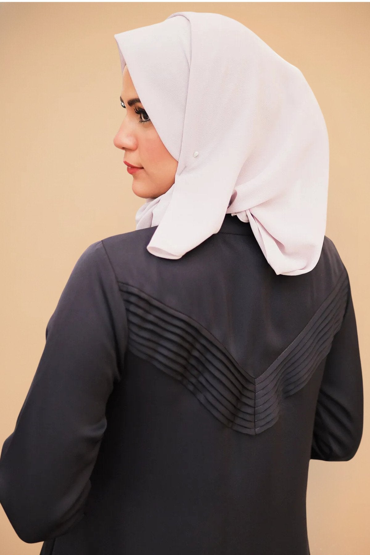 Charcoal Grey Flare Abaya