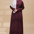 Cherry Berry Lapel Abaya