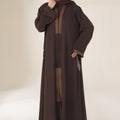 Congo Brown Kimono Abaya