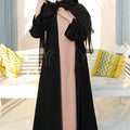 Cross-Stitch Manipulation Kimono Abaya