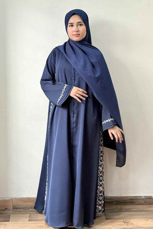 Deep Sapphire Abaya