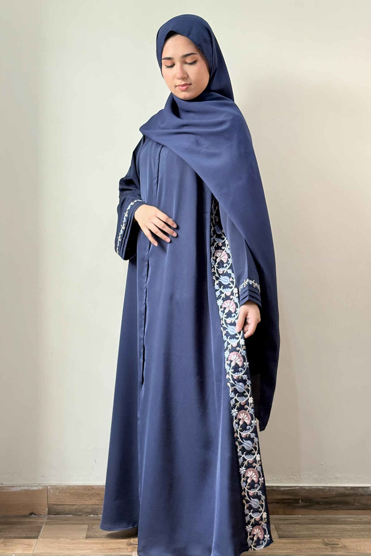 Deep Sapphire Abaya