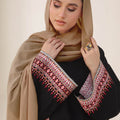Dull Brown Georgette Hijab
