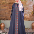 Dusk Tatreez Embroidered Abaya