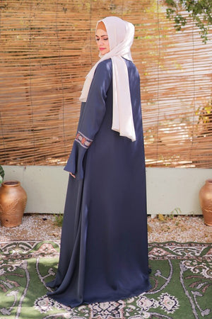 Dusk Tatreez Embroidered Abaya