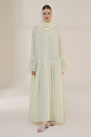 Dutch White Abaya