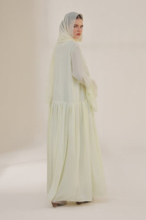 Dutch White Abaya