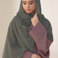Fuscous Grey Georgette Hijab