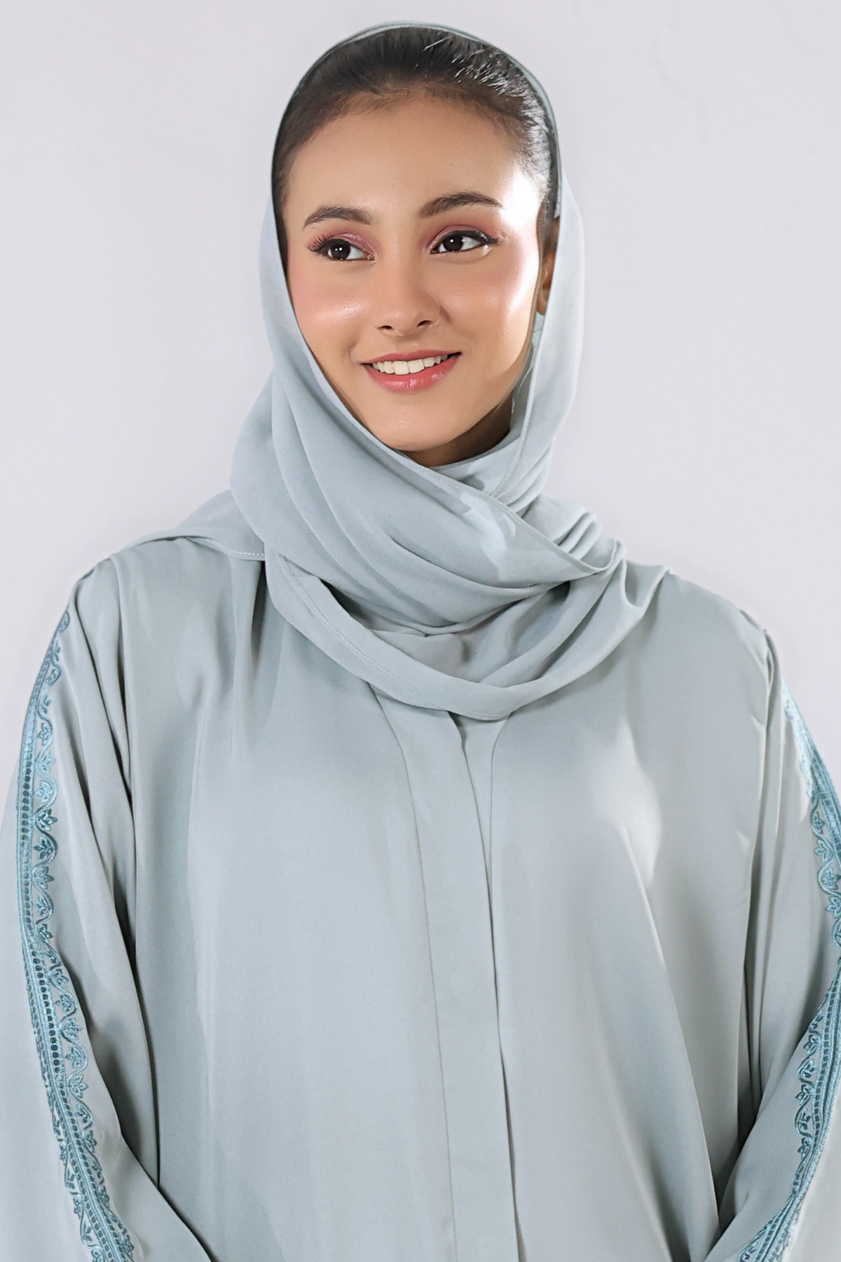 Glacier Lily Georgette Hijab
