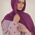 Grape Georgette Hijab