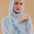 Hawkes Blue Georgette Hijab