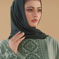Jungle Green Georgette Hijab