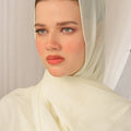 Lemon Chiffon Georgette Hijab
