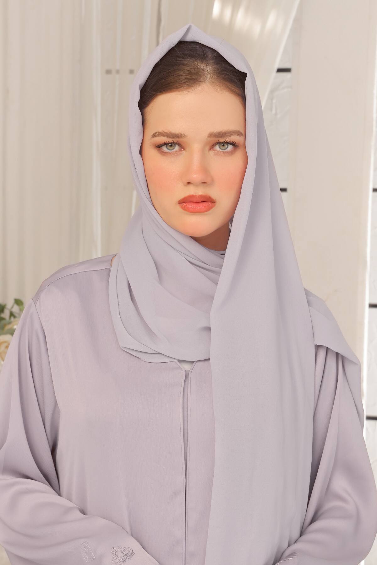 Light Lilac Georgette Hijab