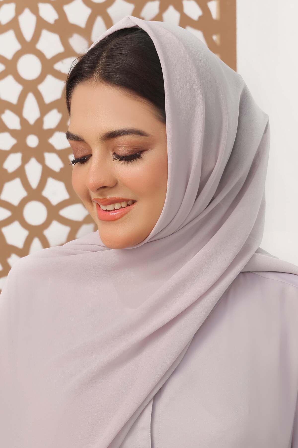 Light Lilac Georgette Hijab
