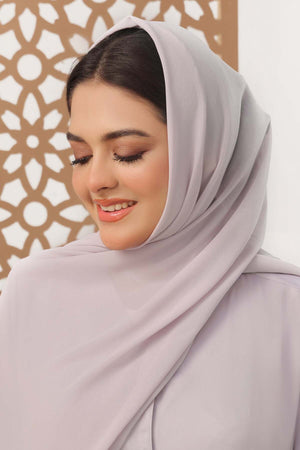 Light Lilac Georgette Hijab