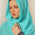 Light Sea Green Georgette Hijab