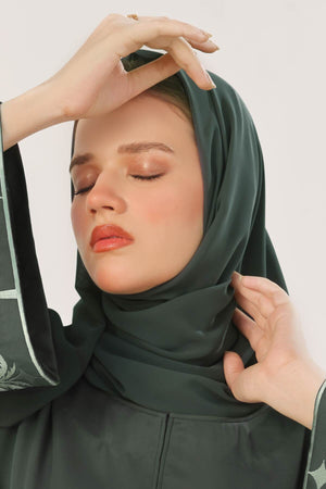 Lunar Green Georgette Hijab