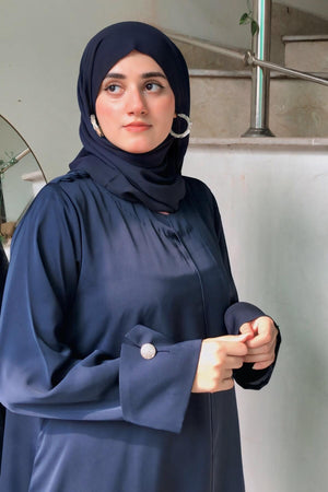 Marble Blue Abaya