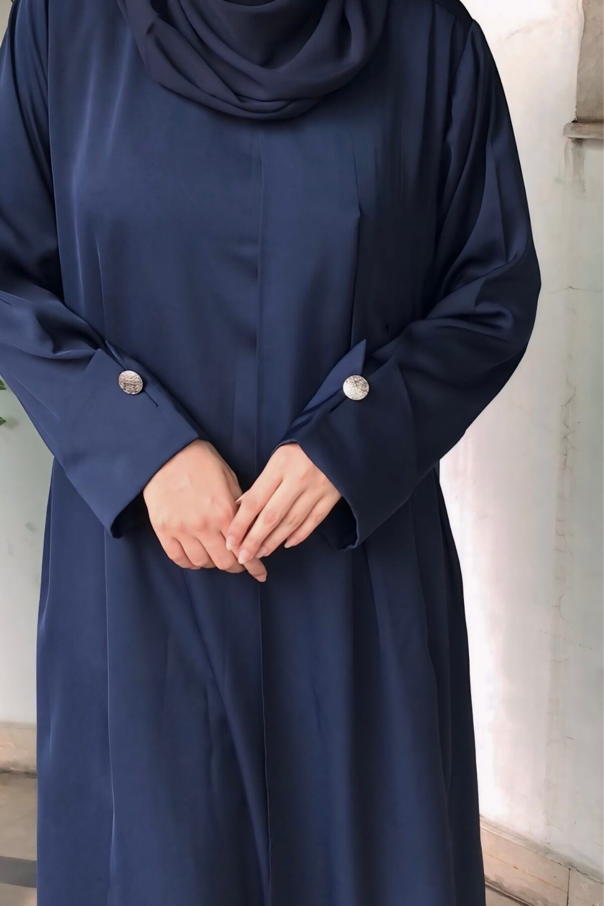 Marble Blue Abaya