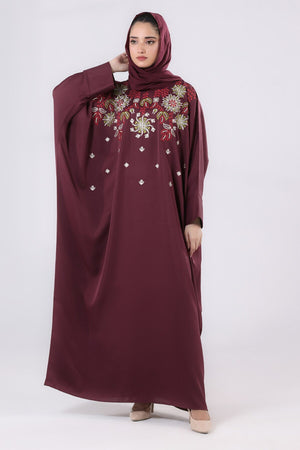 Maroon Muse Kaftan