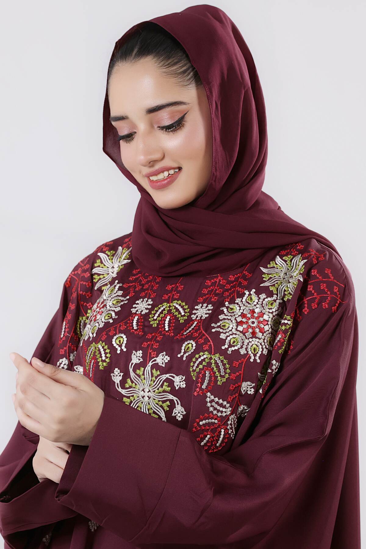 Maroon Muse Kaftan