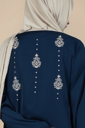 Mughal Art Embroidered Abaya