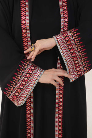Noir Heritage Black Abaya