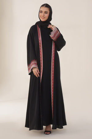Noir Heritage Black Abaya