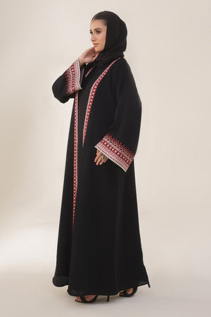 Noir Heritage Black Abaya
