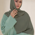 Olive Haze Georgette Hijab