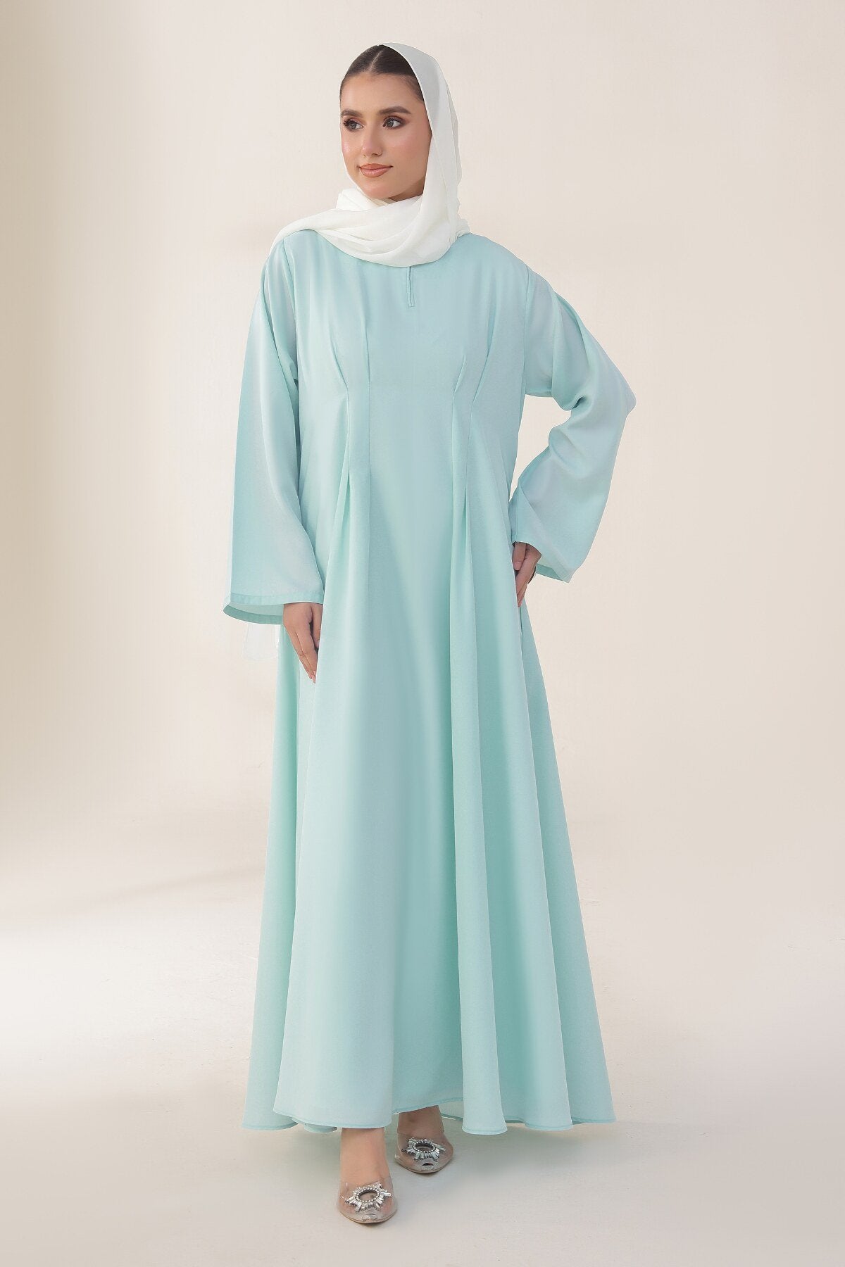 Opal Peplum Abaya