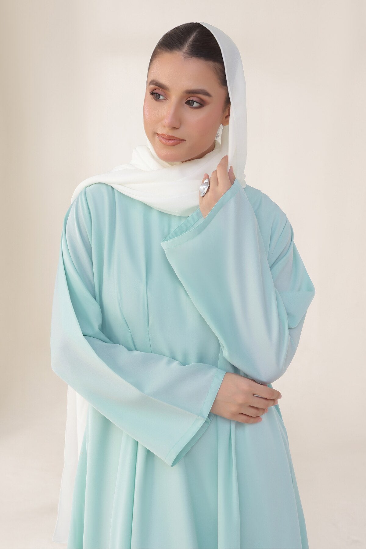 Opal Peplum Abaya