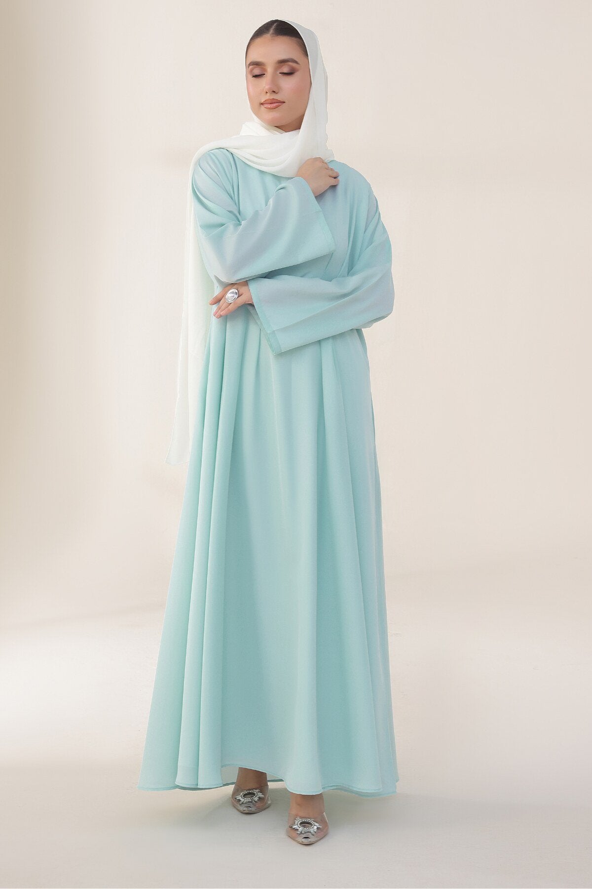 Opal Peplum Abaya