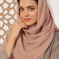 Pale Taupe Georgette Hijab